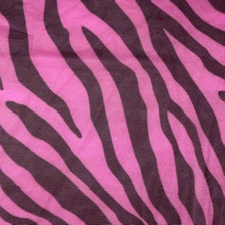 Zebra Print Stretch Power Mesh Fabric | 58/60" | Spandex Palace Fuchsia