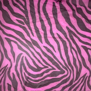 Zebra Print Stretch Power Mesh Fabric | 58/60" | Spandex Palace Fuchsia