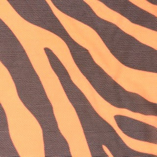 Zebra Print Stretch Power Mesh Fabric | 58/60" | Spandex Palace Orange