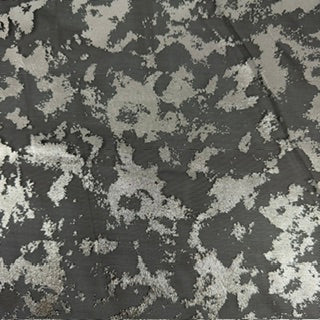 Metallic Splash Foil Mesh Performance Fabric | Spandex Palace Black Silver