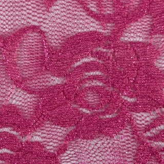 All-Over Foil Mechanical Stretch Design Lace | Spandex Palace  Hot Pink