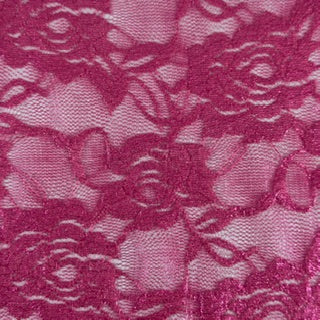All-Over Foil Mechanical Stretch Design Lace | Spandex Palace  Hot Pink