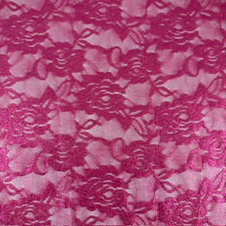 All-Over Foil Mechanical Stretch Design Lace | Spandex Palace  Hot Pink