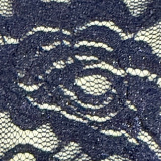 All-Over Foil Mechanical Stretch Design Lace | Spandex Palace  Navy