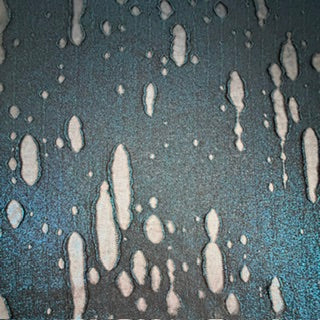 Tiny Foil Shadow Ghost Hole Mechanical Stretch | Spandex Palace Turq