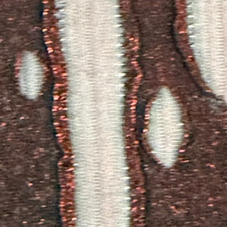 Tiny Foil Shadow Ghost Hole Mechanical Stretch | Spandex Palace Red