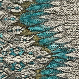 Elegant Chantilly Lace Blend Fabric | Spandex Palace Jade