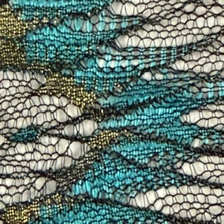 Elegant Chantilly Lace Blend Fabric | Spandex Palace Jade