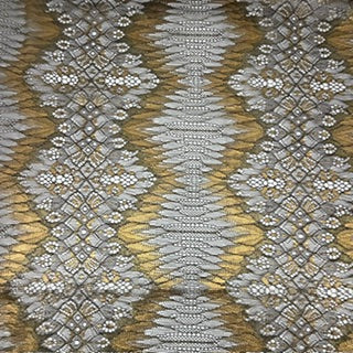 Elegant Chantilly Lace Blend Fabric | Spandex Palace Gold