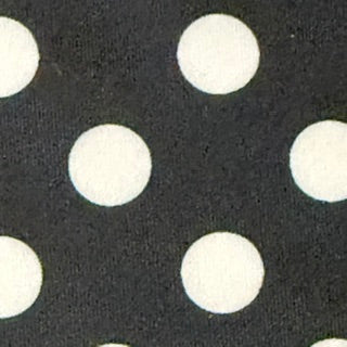 Black Polka Dot Nylon Tricot Performance Fabric | Spandex Palace  Turq