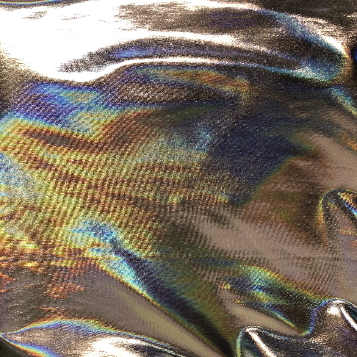 Metallic Iridescent Foil | Spandex Fabric