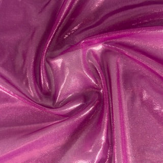 Ultrashine Foil Stretch Power Mesh Fabric | Spandex Palace Magenta