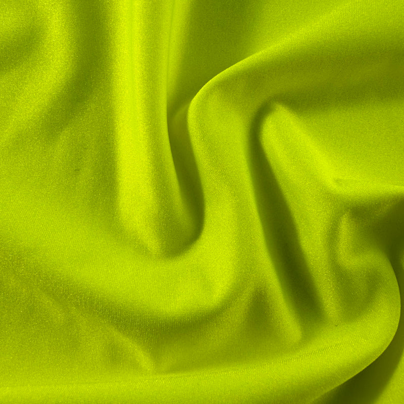 4 Way Stretch Nylon Spandex Trico  Fabric | Spandex Palace Neon Yellow