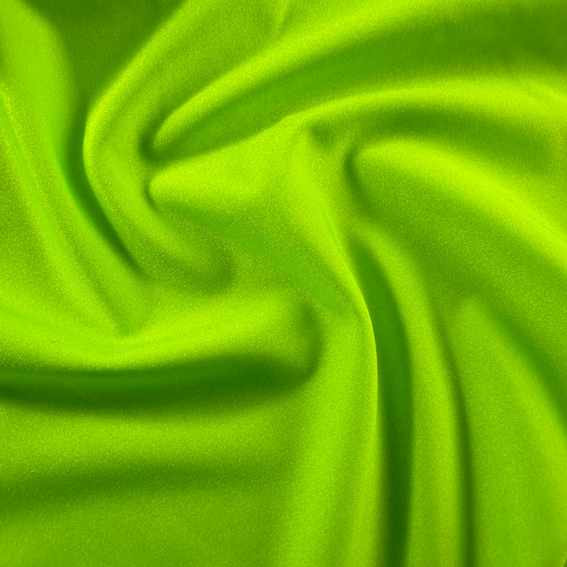 4 Way Stretch Nylon Spandex Trico Fabric | Spandex Palace Neon Lime