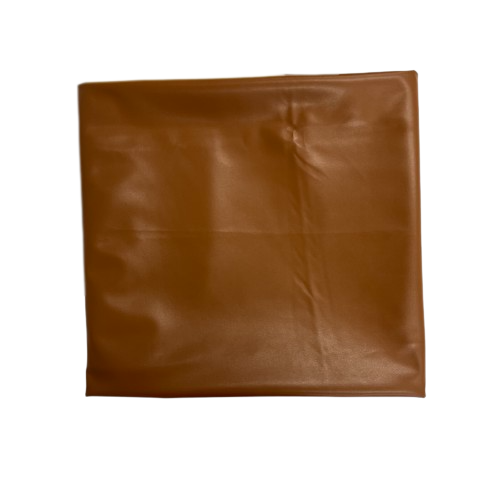 Camel Brown Two Way Stretch Faux Leather Vinyl Fabric