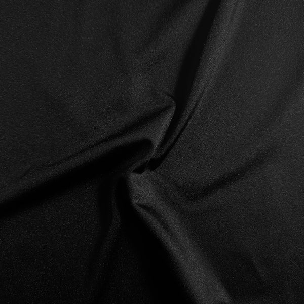 4 Way Stretch Nylon Spandex Trico Fabric | Spandex Palace Black