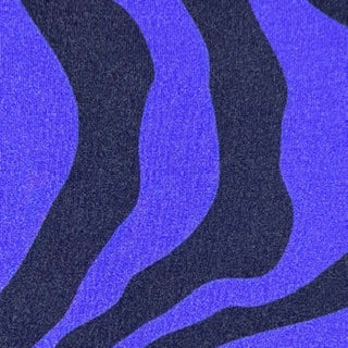 Zebra Print High-Stretch Tricot Spandex Fabric | Spandex Palace Purple
