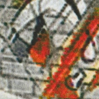 Vibrant Urban Graffiti Print Lightweight Polyester Spandex | Spandex Palace Silver