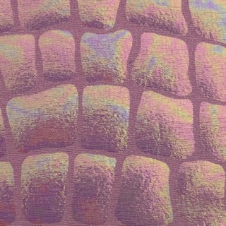 llusion Reptile Scale Print Nylon Spandex Tricot Fabric | Spandex Palace Pink