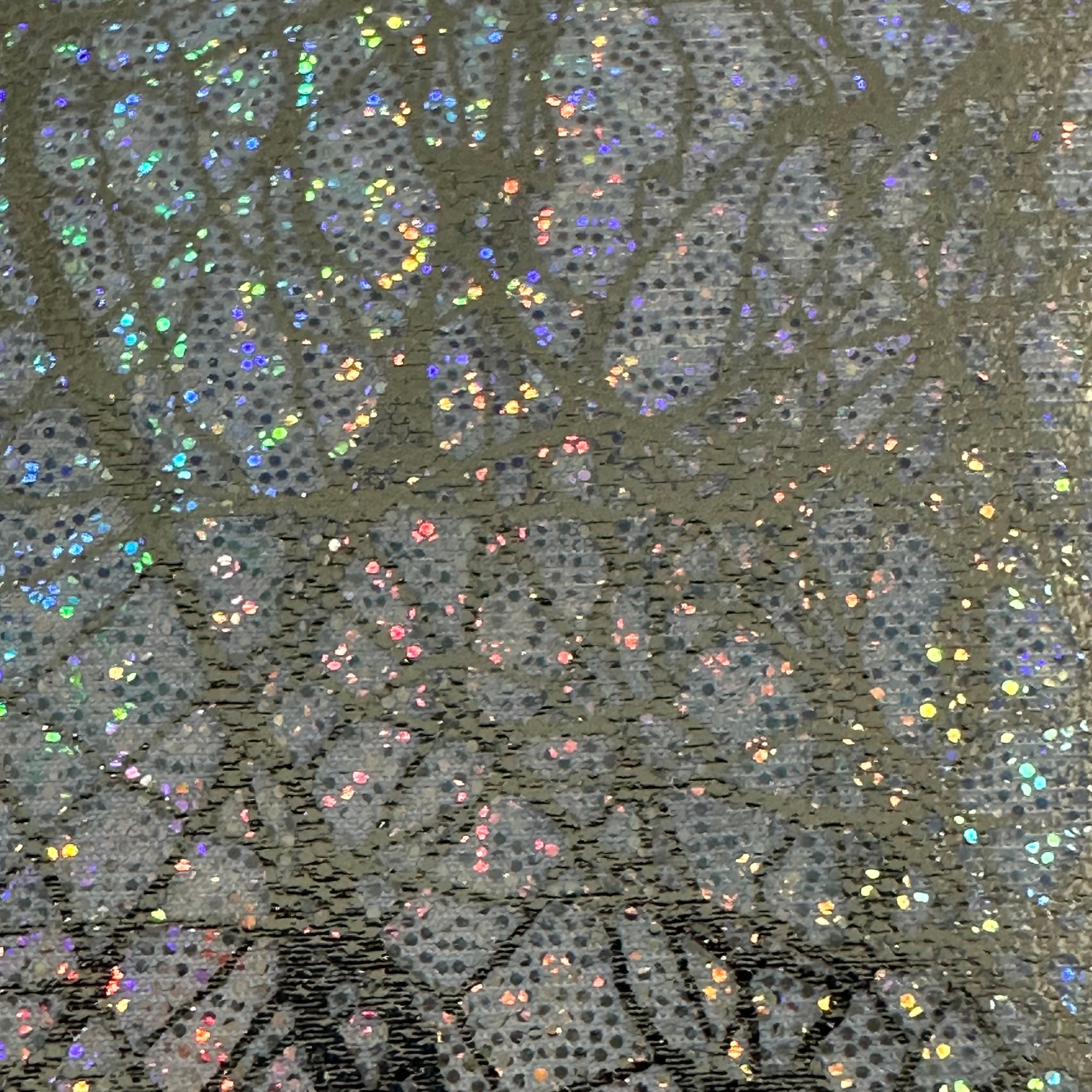 Chaos Foggy Foil: Stretch Polyester Spandex Fabric for Unique Designs | Spandex Palace Gold