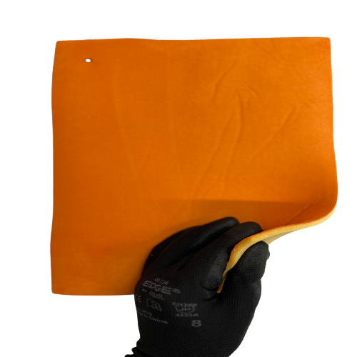 Orange Luxury Stretch Suede Foam Backed Headliner Fabric