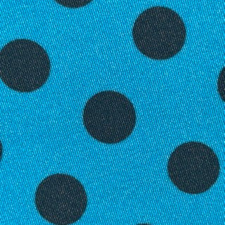 Black Polka Dot Nylon Tricot Performance Fabric | Spandex Palace  Turq