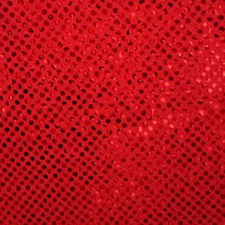 Hologram Dot Stretch Nylon Spandex Tricot | Spandex Palace Red