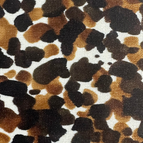 Nylon Spandex Geo Animal Jumbo  Stretch Fabric | Spandex Palace Brown