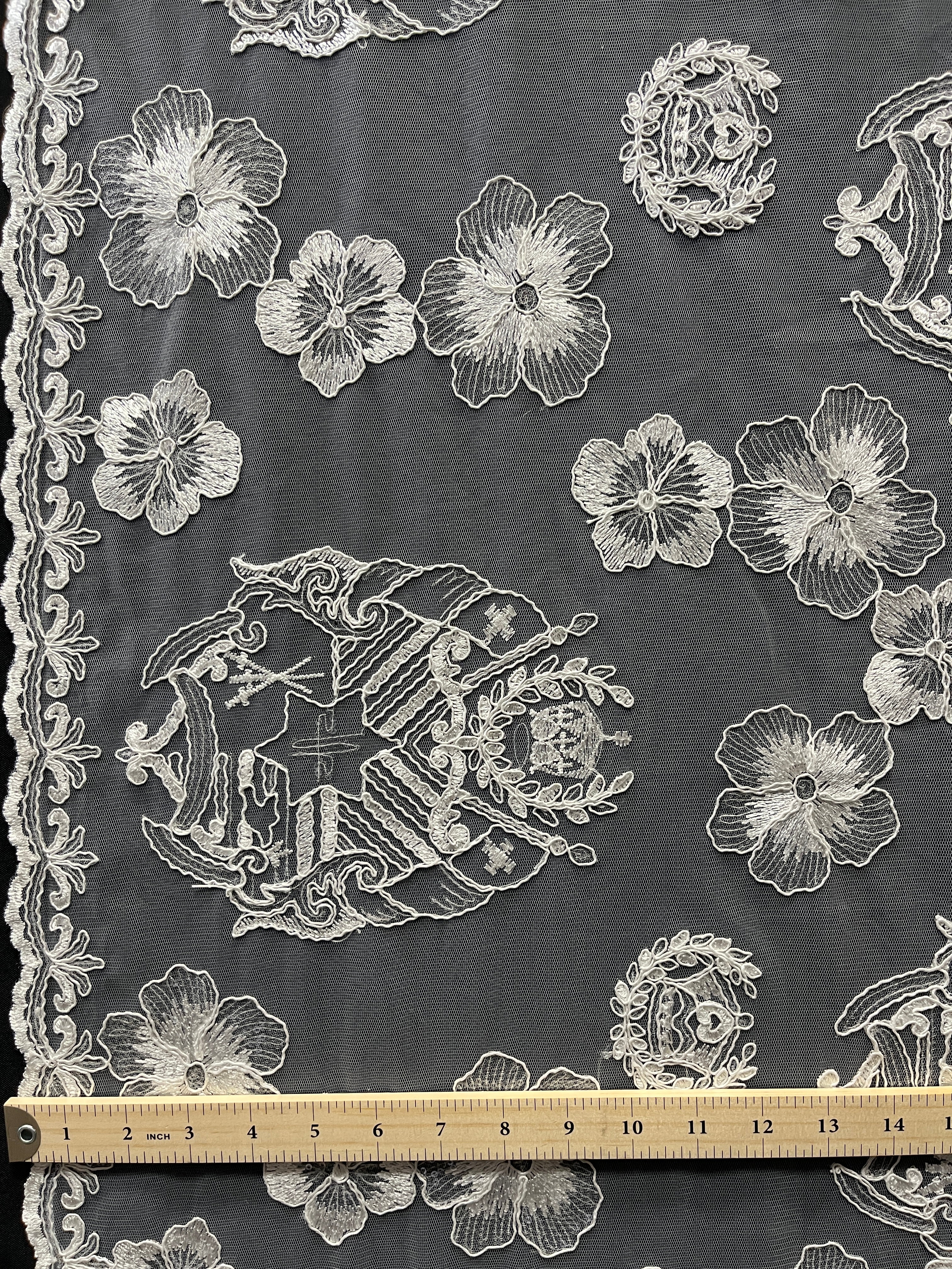 Hibiscus Tonga Seal Lace | Islands Fabric