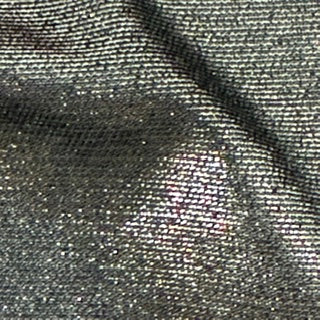 Ultrashine Foil Stretch Power Mesh Fabric | Spandex Palace Black silver
