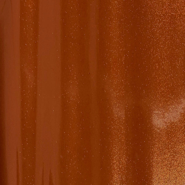 Rust Orange Sparkle Glitter Vinyl Fabric