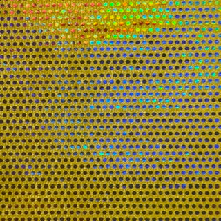 Stretch Velvet With Pin Dot Foil Fabric | Spandex Palace yellow