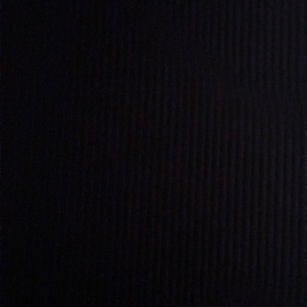  Way Polyester Spandex Solid Matte Rib Fabric | Spandex Palace Black 