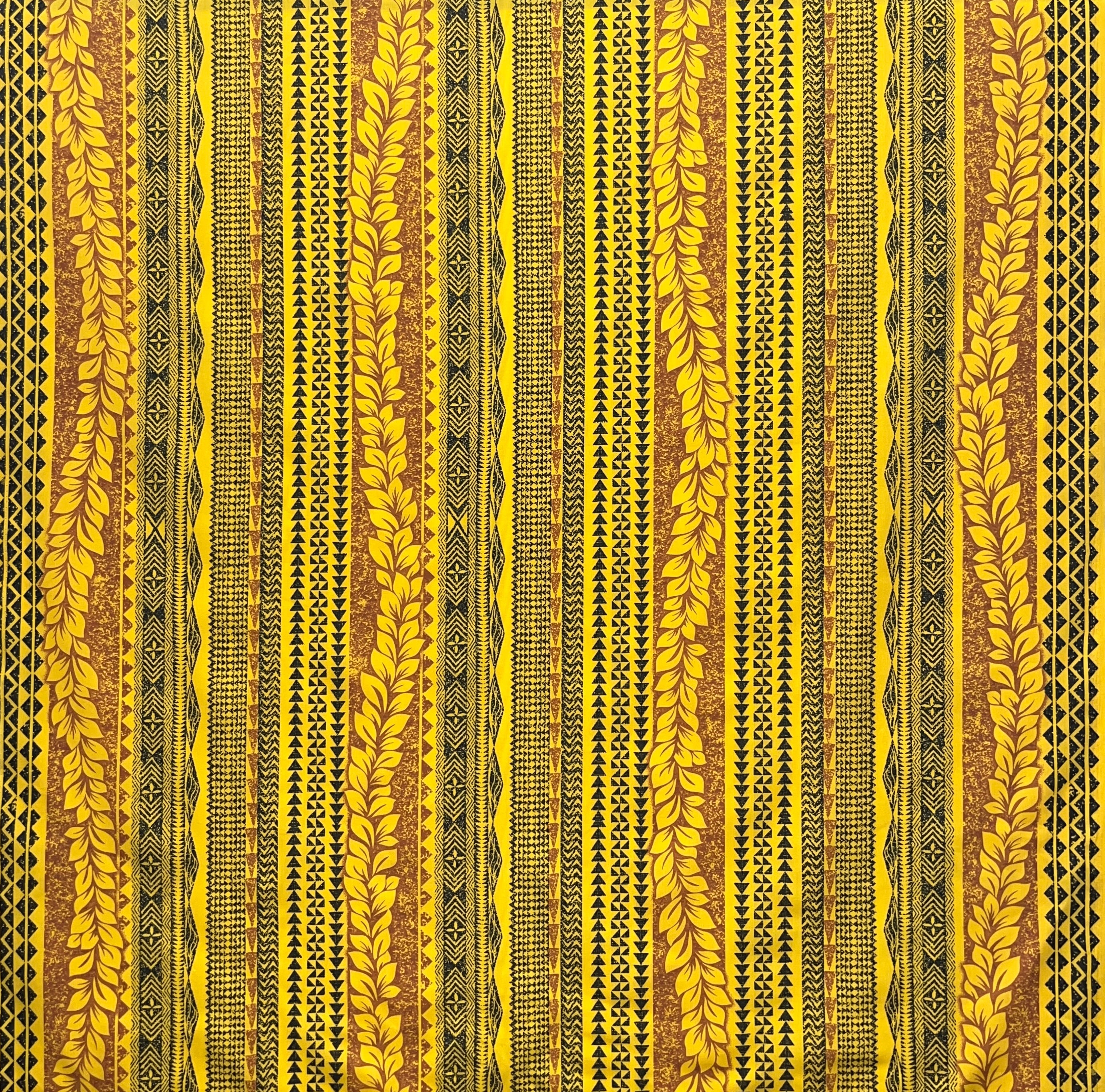Traditional Tattoo Lei Poly Cotton Fabric | Islands Fabric