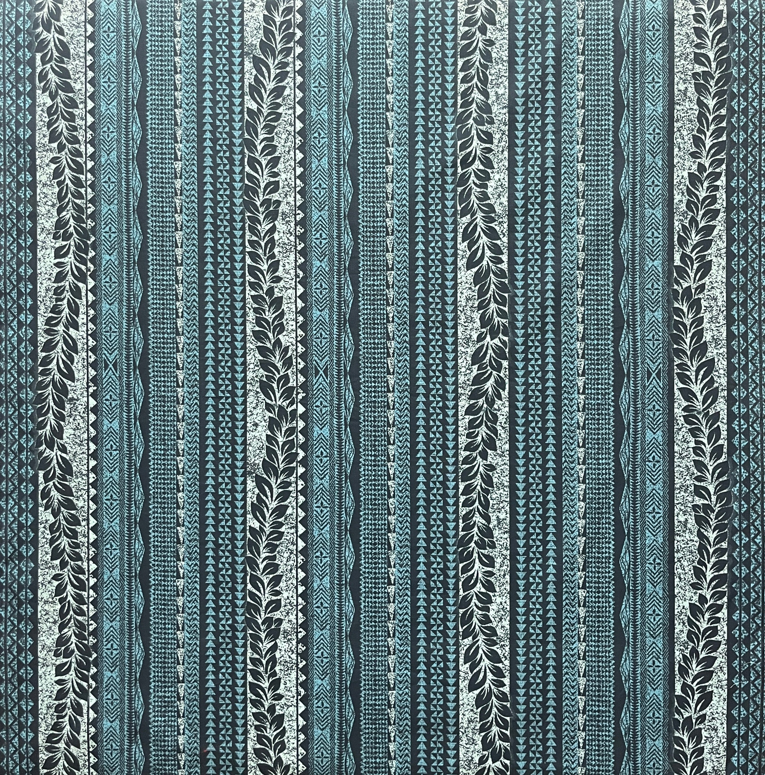 Traditional Tattoo Lei Poly Cotton Fabric | Islands Fabric