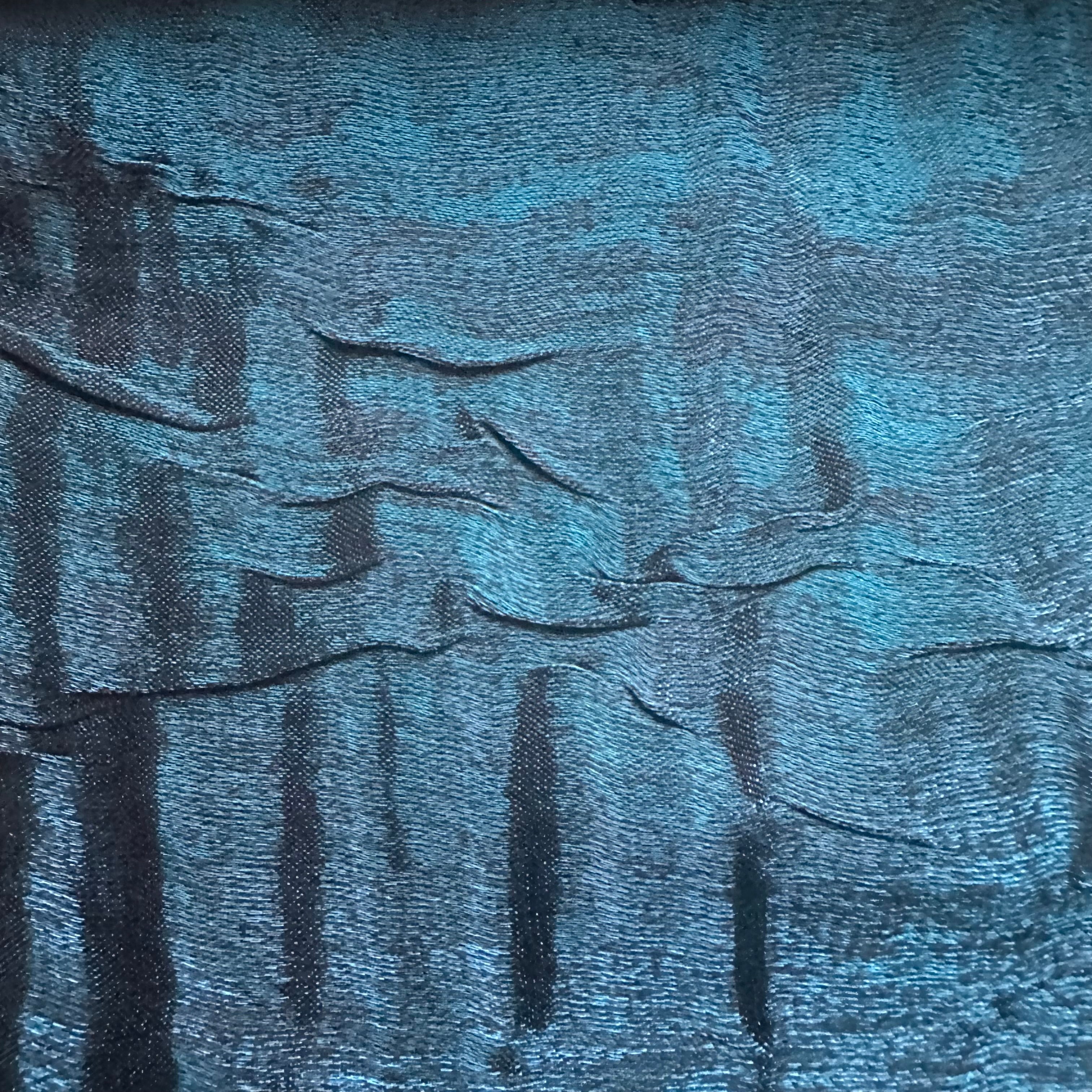 Shimmer Creased Fabric | Spandex Palace Midnight