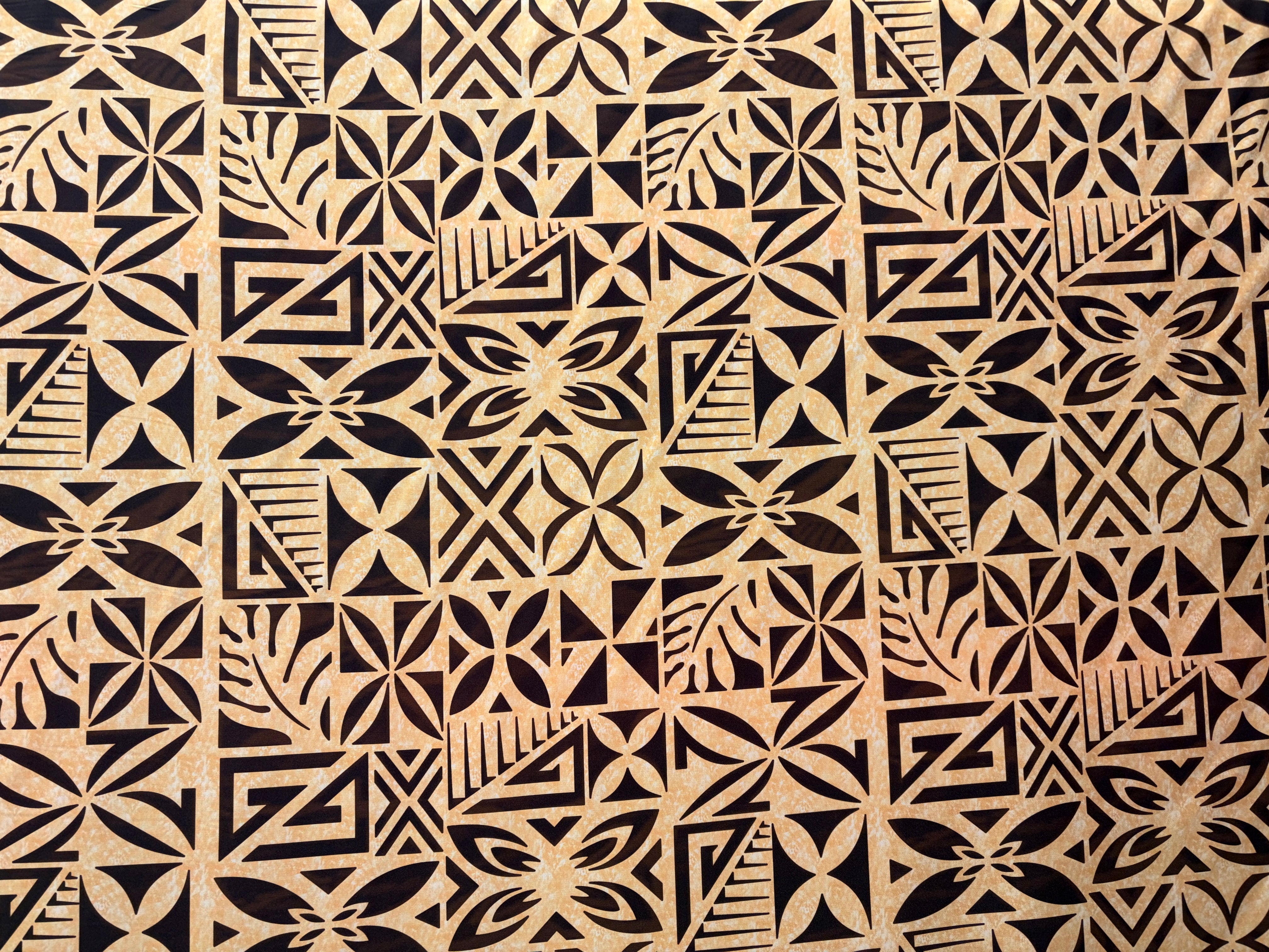 Tribal Geometric Garden Polyester Fabric | Islands Fabric