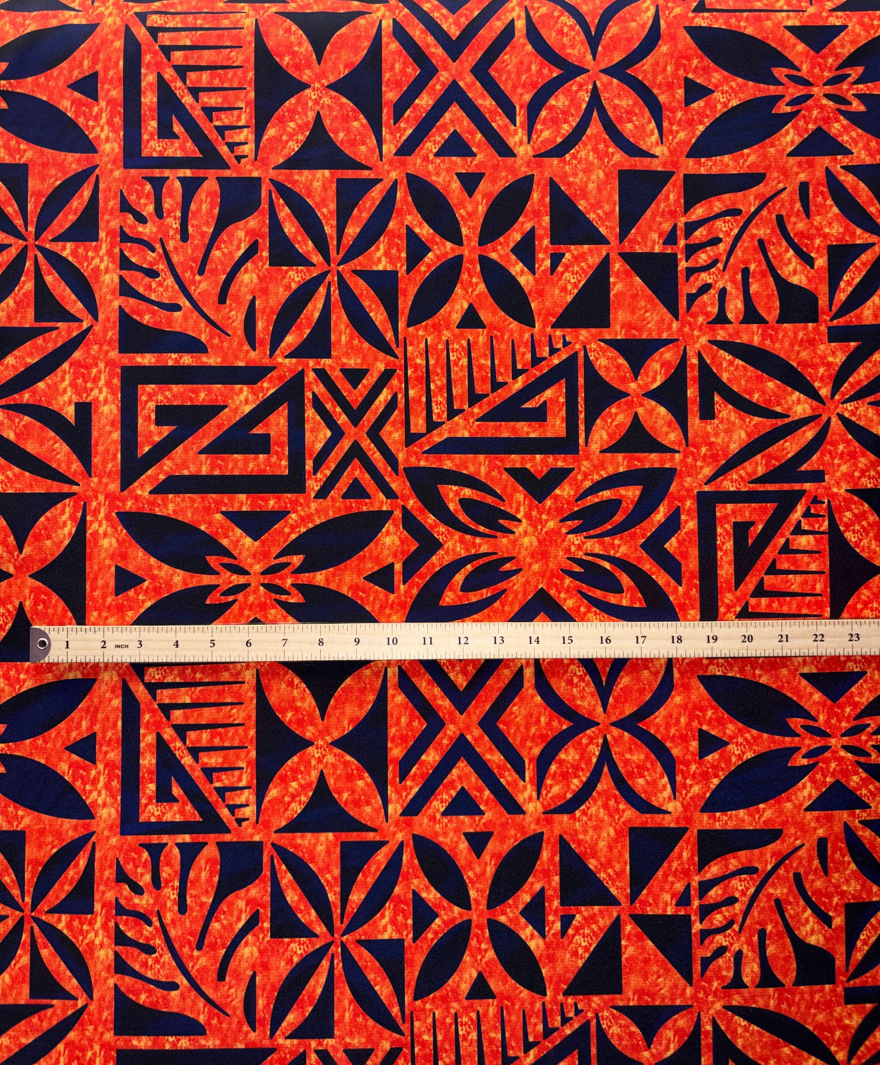 Tribal Geometric Garden Polyester Fabric | Islands Fabric