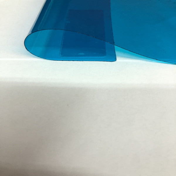 Blue Marine PVC Tinted Plastic Vinyl Fabric