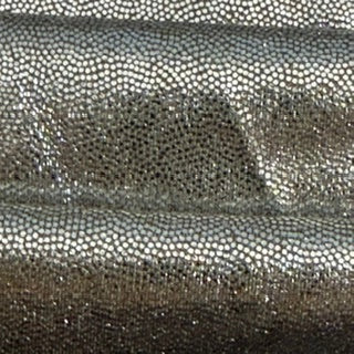 Two Tone Foggy Foil  4 Way Stretch Nylon Spandex Tricot Fabric | Spandex Palace Mushroom Silver