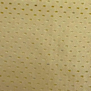 Football Breathable Mesh Polyester Fabric | Spandex Palace Ivory