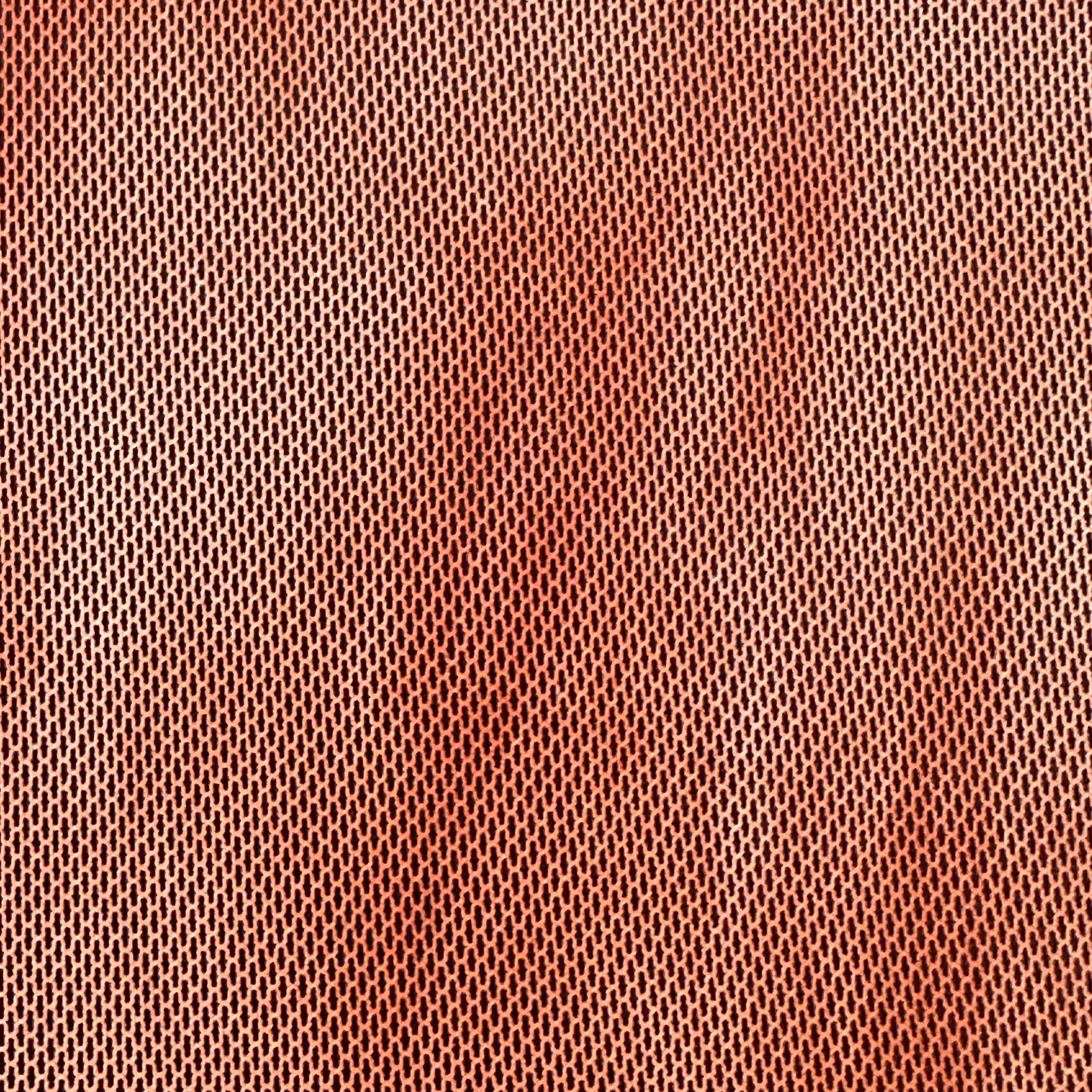 4 Way Stretch Poly Spandex Fabric Power Mesh Bleach Tie Dye | Spandex Palace Orange Combo