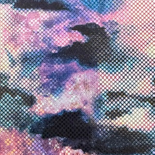 Tie-Dye Aurora Cosmic Print 4-Way Stretch Fabric | Spandex Palace Navy Combo