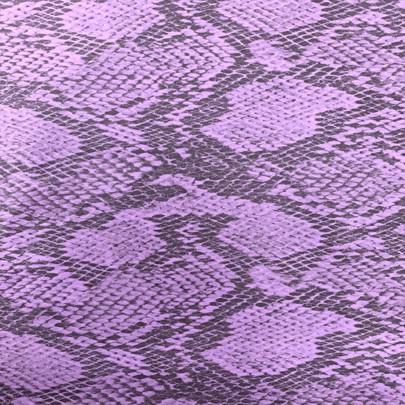 Lavender Purple Piuma Snake Skin Vinyl Fabric