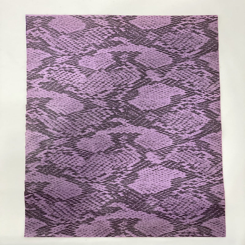 Lavender Purple Piuma Snake Skin Vinyl Fabric