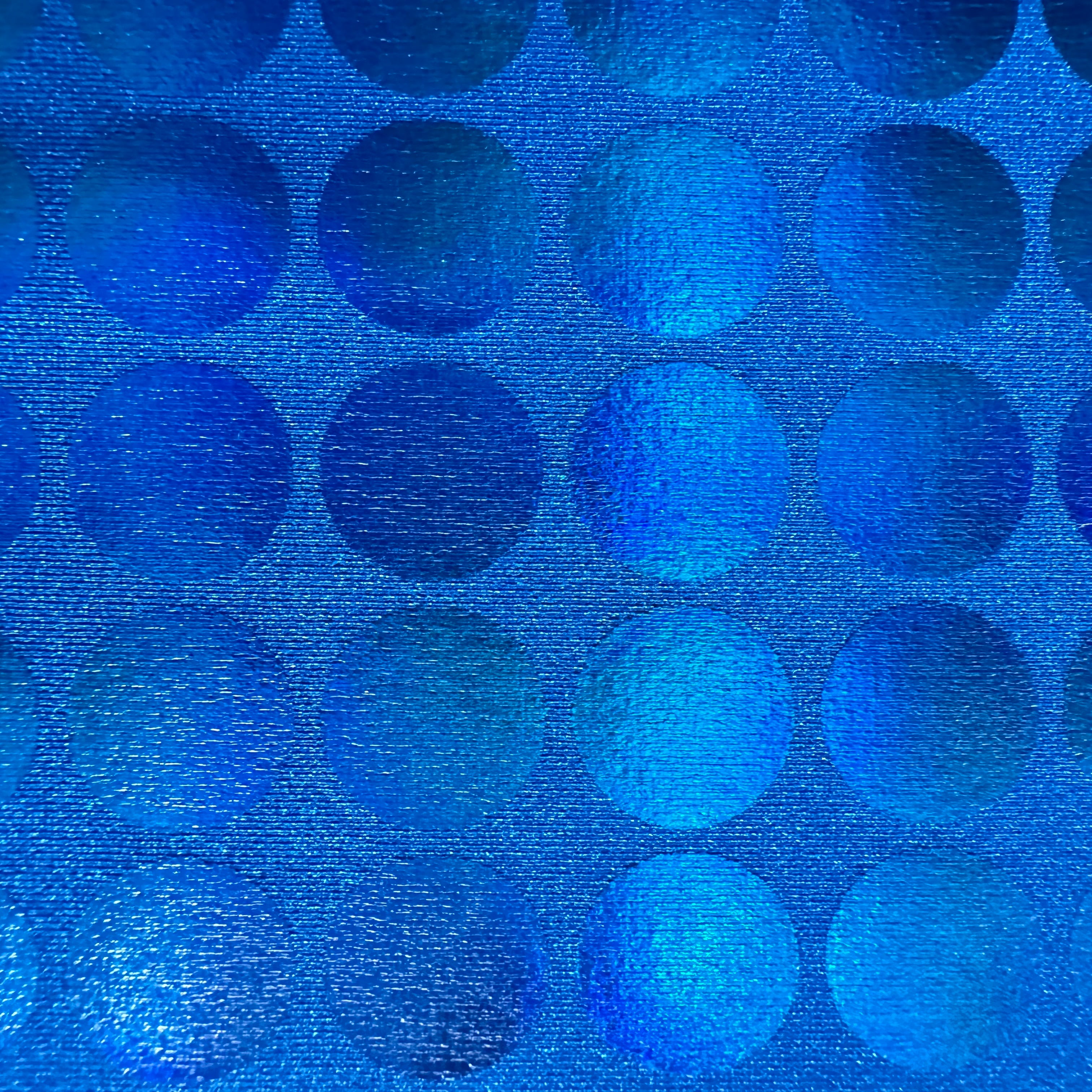 Reflection Circle Foil 4-Way Stretch Fabric | Spandex Palace Roy