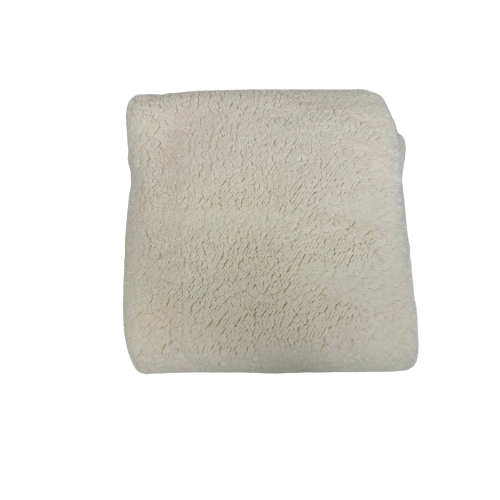 Ivory Sherpa Faux Fur Fabric