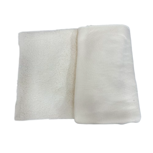 Ivory Sherpa Faux Fur Fabric