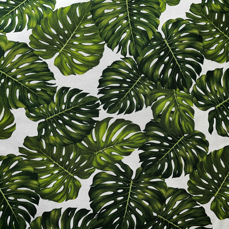 Monstera Leaf Fabric | Upholstery l Spandex Palace