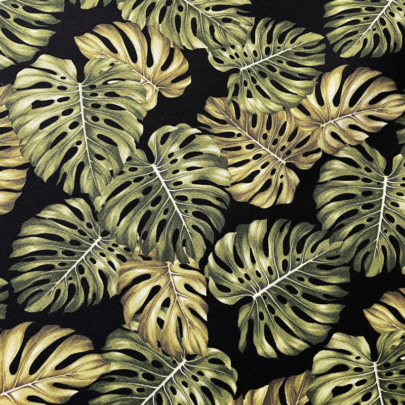 Monstera Leaf Fabric | Upholstery l Spandex Palace